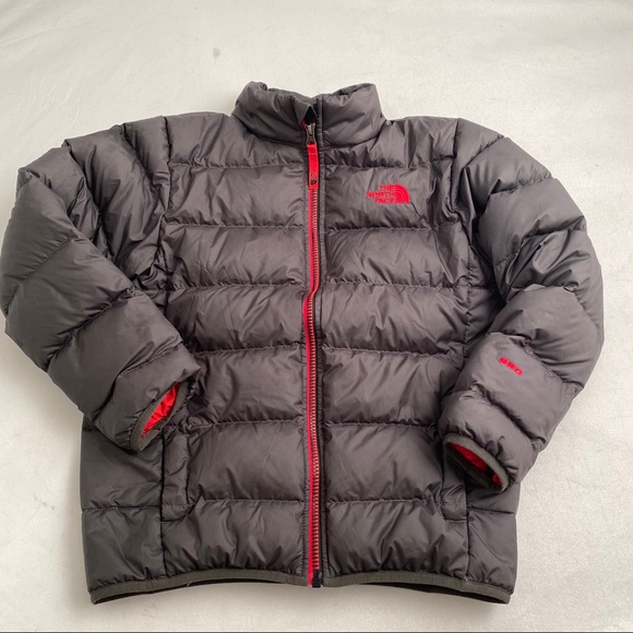 The North Face Other - The North Face gray/red Andes 550 down jacket
